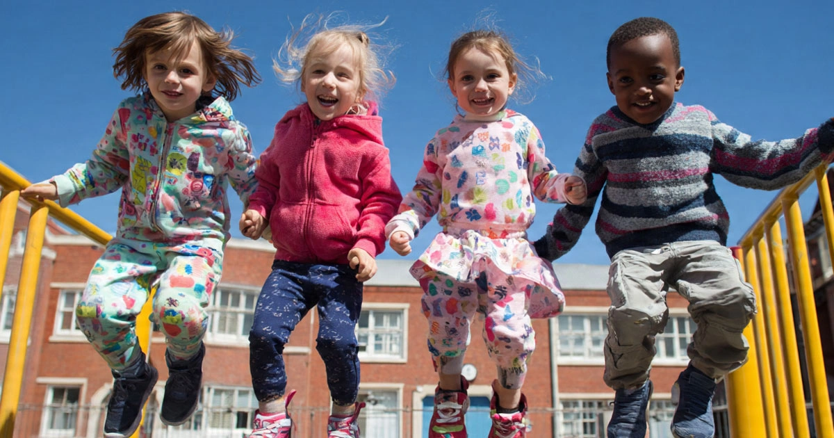 Affordable toddler clothes with promo discount cheerful toddler enjoying quality outfit